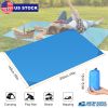 Portable Beach Blanket 4.6â€™ x 6.6â€™ Waterproof Foldable Camping Rug Pocket Sandproof Picnic Mat for Camping Picnic Hiking Grass Travel