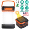 Solar Camping Lantern LED Collapsible Tent Lamp USB Rechargeable Portable Emergency Camping Light for Hiking Fishing Outdoor